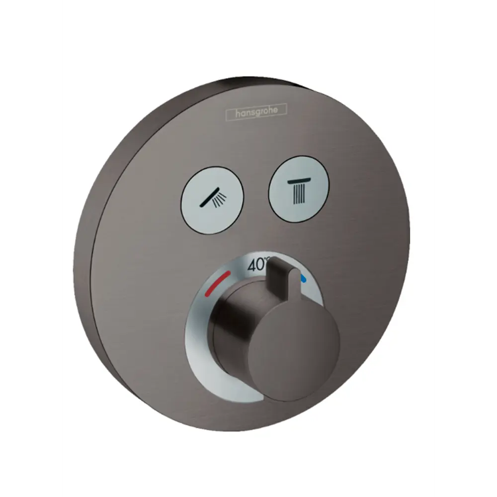 Фото Термостат Hansgrohe ShowerSelect S 15743340 внешняя монтажная часть Фото Термостат Hansgrohe ShowerSelect S 15743340 внешняя монтажная часть