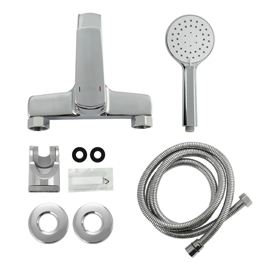 Фото 3 Смеситель для ванны Magnus Сан-С-8520 с душевой лейкой однорычажный цвет серебристый Фото 3 Смеситель для ванны Magnus Сан-С-8520 с душевой лейкой однорычажный цвет серебристый