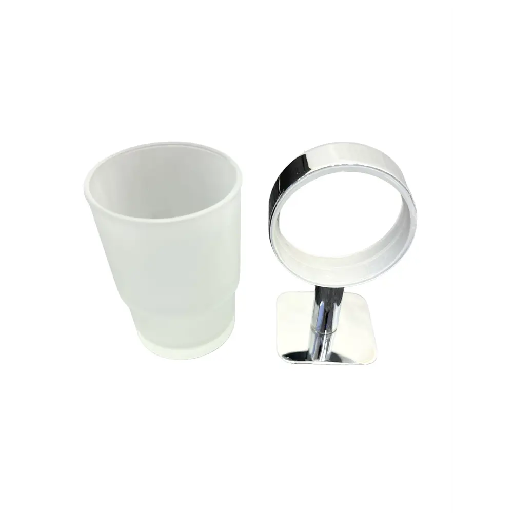 Фото 5 Стакан для зубных щеток Oute TG3202-1 силумин цвет хром Фото 5 Стакан для зубных щеток Oute TG3202-1 силумин цвет хром