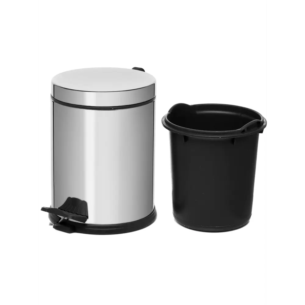 Фото 3 Контейнер для мусора Navako Antila Soft Close 3L Chrome 11006 3л Фото 3 Контейнер для мусора Navako Antila Soft Close 3L Chrome 11006 3л