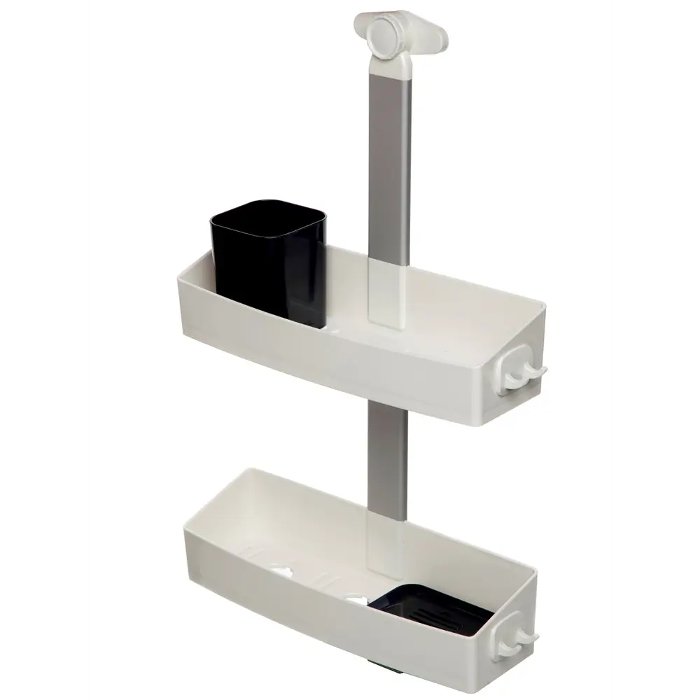 Фото 3 Полка для ванной Navako Crafty White/Anthracite 10072 38.70x66см цвет белый Фото 3 Полка для ванной Navako Crafty White/Anthracite 10072 38.70x66см цвет белый