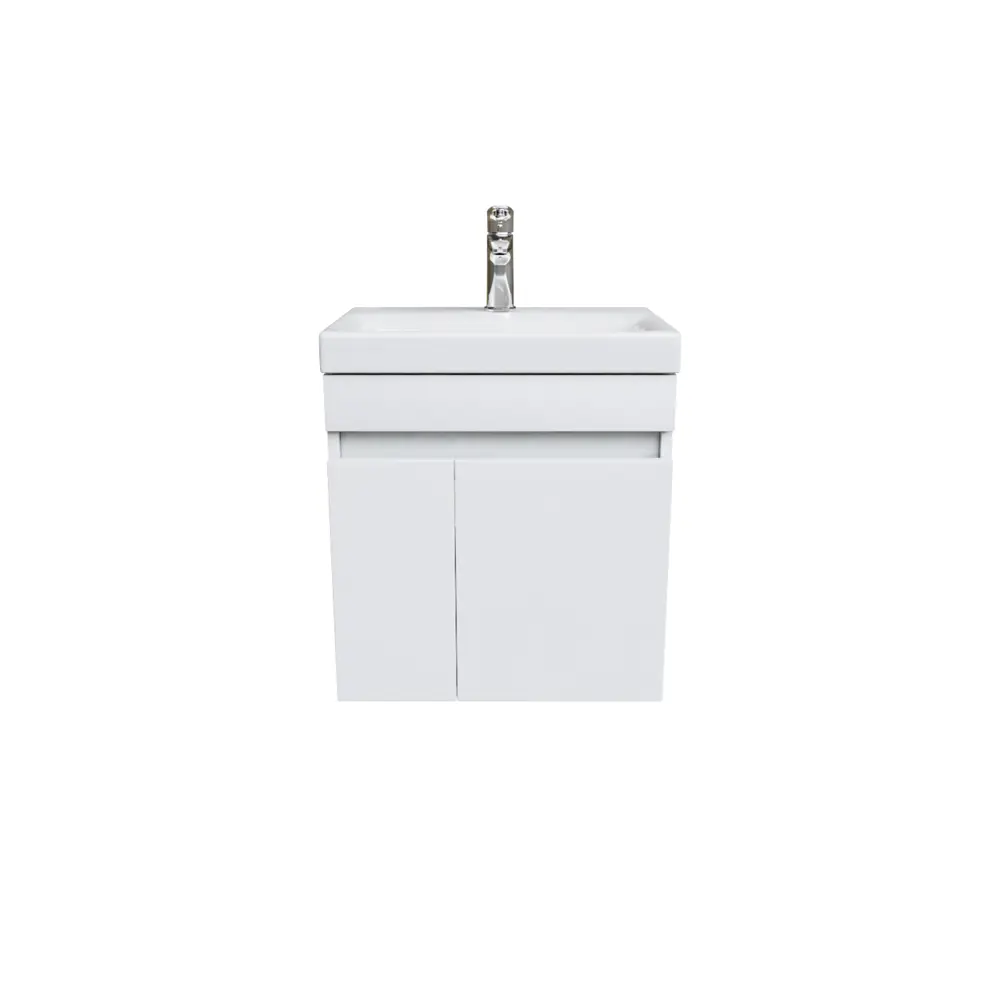 Фото 3 Тумба под раковину подвесная Iddis ZOD5CD0i95K 49.4см цвет белый, с раковиной