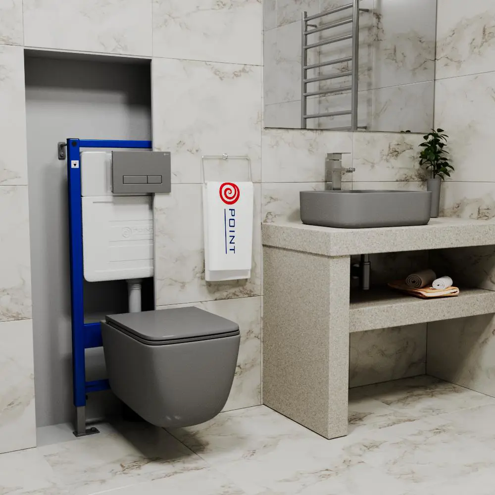 Фото 4 Инсталляция для унитаза Point Pn45120 Фото 4 Инсталляция для унитаза Point Pn45120