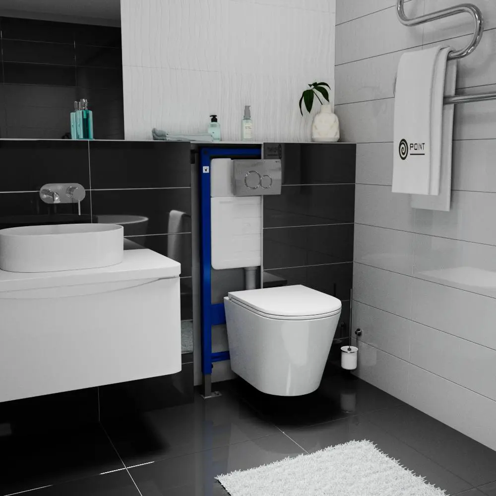 Фото 3 Инсталляция для унитаза Point Pn45120 Фото 3 Инсталляция для унитаза Point Pn45120