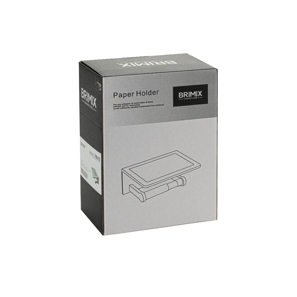 Фото 6 Держатель для туалетной бумаги Brimix Сан-АВК-79910 цвет хром Фото 6 Держатель для туалетной бумаги Brimix Сан-АВК-79910 цвет хром