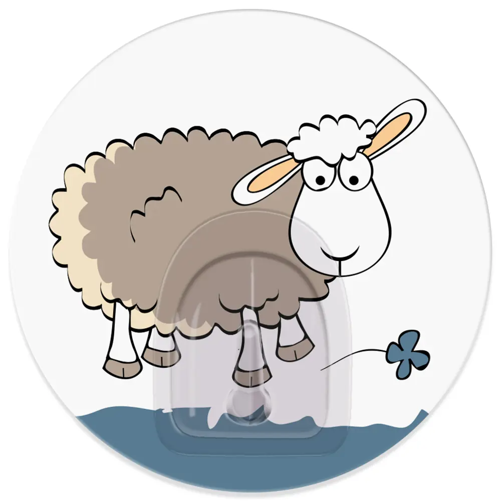 Фото Адгезивный крючок TatKraft Funny Sheep Tela Фото Адгезивный крючок TatKraft Funny Sheep Tela