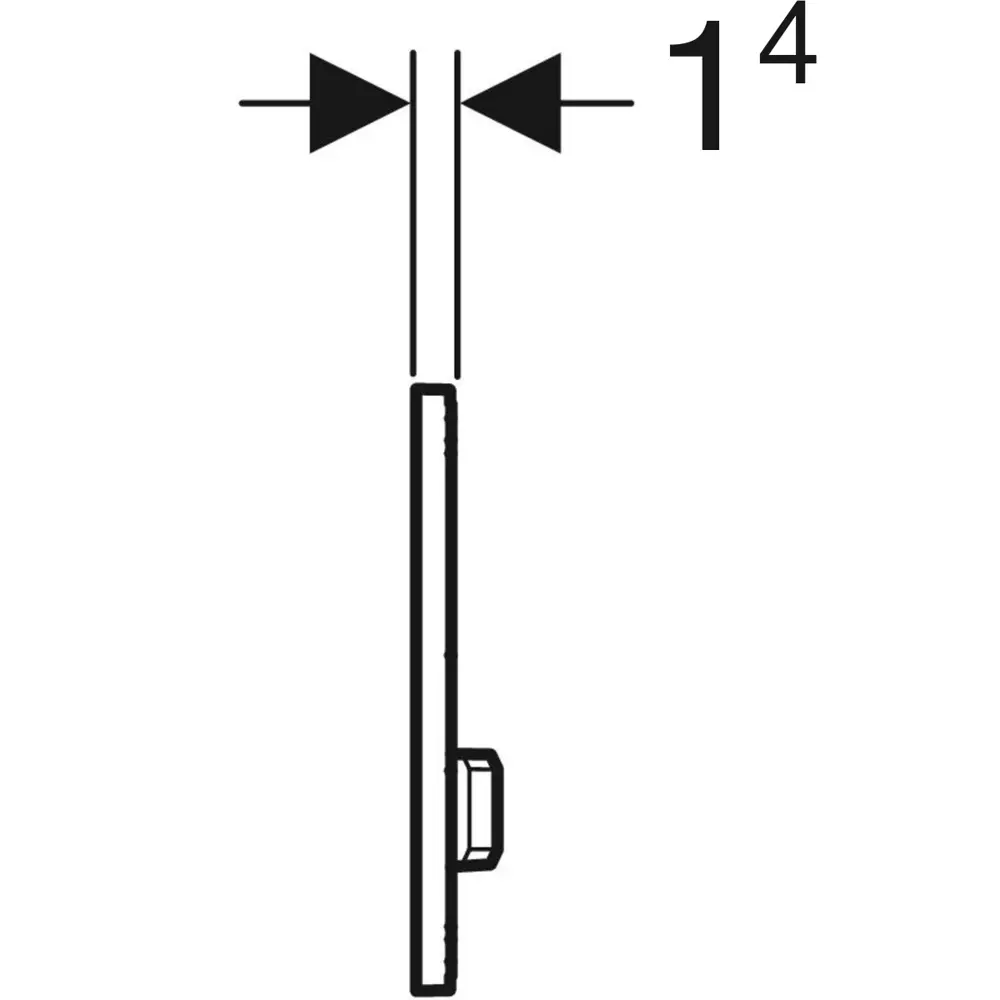 Фото 4 Панель смыва Geberit 115.672.JM.2 цвет серый Фото 4 Панель смыва Geberit 115.672.JM.2 цвет серый