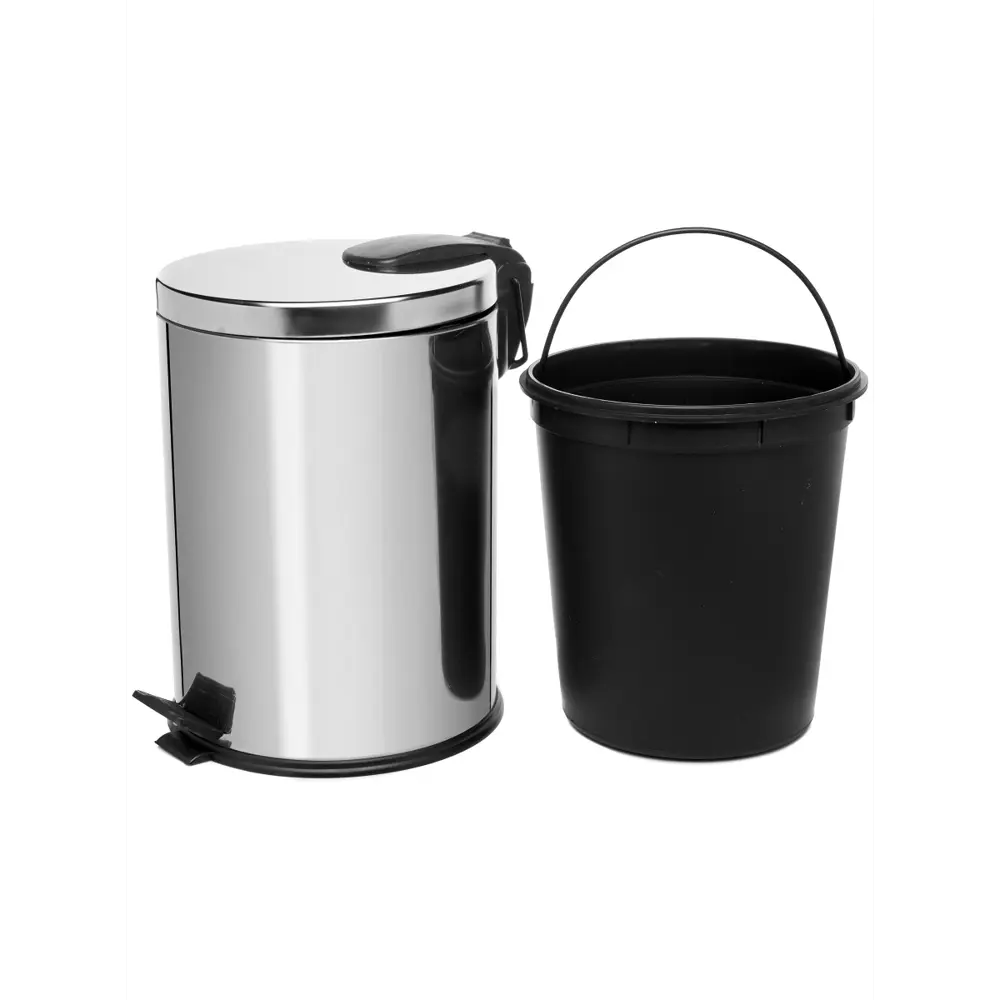 Фото 3 Контейнер для мусора Navako Antila Soft Close 30L Chrome 11091 30л нержавеющая сталь цвет хром Фото 3 Контейнер для мусора Navako Antila Soft Close 30L Chrome 11091 30л нержавеющая сталь цвет хром