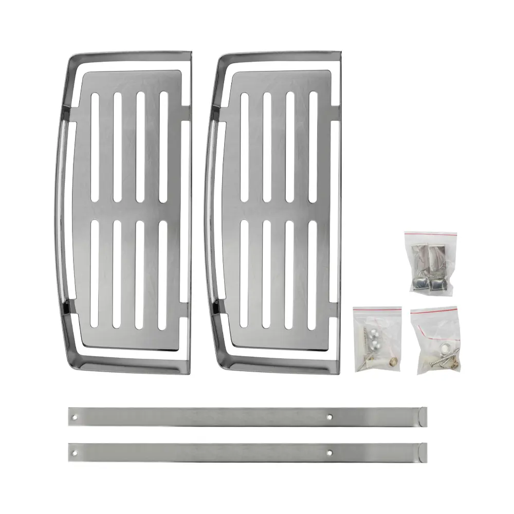 Фото 3 Полка для ванной комнаты Brimix 5656 Сан-АВК-5656 нержавеющая сталь 37x13 см Фото 3 Полка для ванной комнаты Brimix 5656 Сан-АВК-5656 нержавеющая сталь 37x13 см