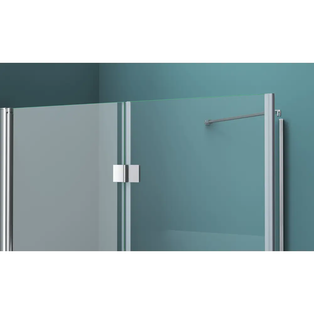 Фото 4 Душевой уголок Belbagno ALBANO-ASH-1-100/90-C-Cr прямоугольник 100x90см хромированный профиль эффект стекла прозрачный Фото 4 Душевой уголок Belbagno ALBANO-ASH-1-100/90-C-Cr прямоугольник 100x90см хромированный профиль эффект стекла прозрачный