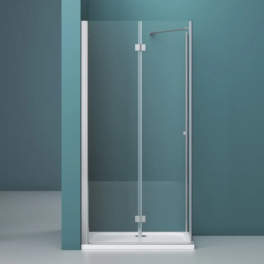 Фото 2 Душевой уголок Belbagno ALBANO-ASH-1-90/100-C-Cr прямоугольник 90x100см хромированный профиль эффект стекла прозрачный Фото 2 Душевой уголок Belbagno ALBANO-ASH-1-90/100-C-Cr прямоугольник 90x100см хромированный профиль эффект стекла прозрачный