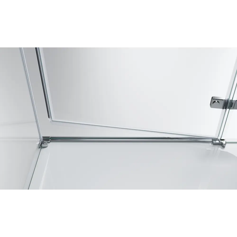 Фото 2 Душевой уголок Belbagno KRAFT-AH-12-90/100-C-Cr-R прямоугольник 90x100см хромированный профиль эффект стекла прозрачный Фото 2 Душевой уголок Belbagno KRAFT-AH-12-90/100-C-Cr-R прямоугольник 90x100см хромированный профиль эффект стекла прозрачный