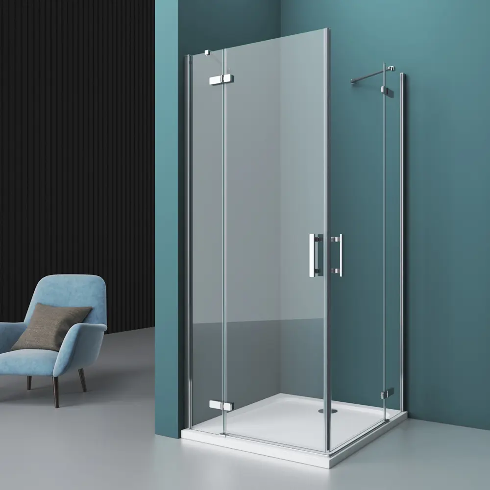 Фото Душевой уголок Belbagno KRAFT-AH-22-120/90-C-Cr-R прямоугольник 90x120см хромированный профиль эффект стекла прозрачный Фото Душевой уголок Belbagno KRAFT-AH-22-120/90-C-Cr-R прямоугольник 90x120см хромированный профиль эффект стекла прозрачный