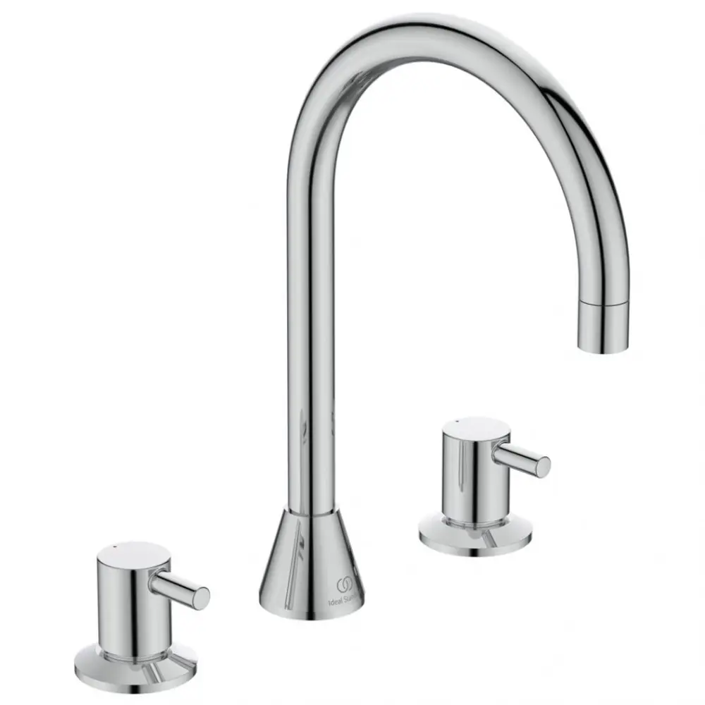 Фото 3 Смеситель для раковины Ideal standard BC196AA однорычажный цвет хром Фото 3 Смеситель для раковины Ideal standard BC196AA однорычажный цвет хром