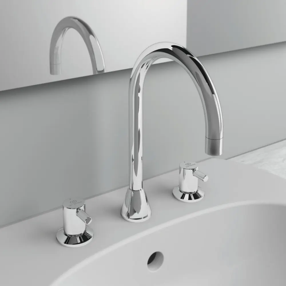 Фото 2 Смеситель для раковины Ideal standard BC196AA однорычажный цвет хром Фото 2 Смеситель для раковины Ideal standard BC196AA однорычажный цвет хром
