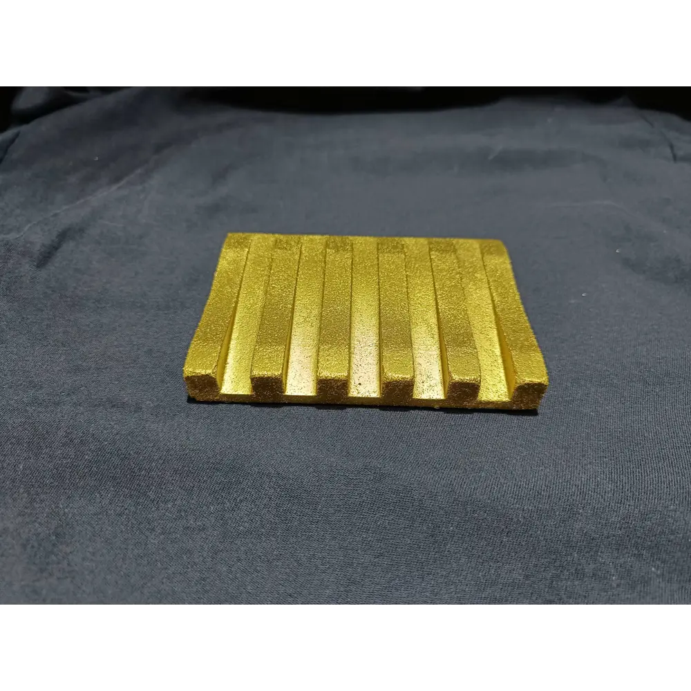 Фото 6 Мыльница Прокаемнь Mil_rebro1_gold бетон цвет жёлтый золотой Фото 6 Мыльница Прокаемнь Mil_rebro1_gold бетон цвет жёлтый золотой