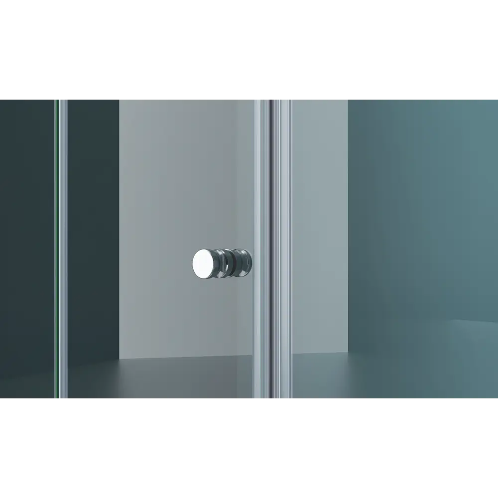 Фото 3 Душевая дверь Belbagno ALBANO-BS-13-30+70-C-Cr 100см эффект стекла прозрачный складной Фото 3 Душевая дверь Belbagno ALBANO-BS-13-30+70-C-Cr 100см эффект стекла прозрачный складной