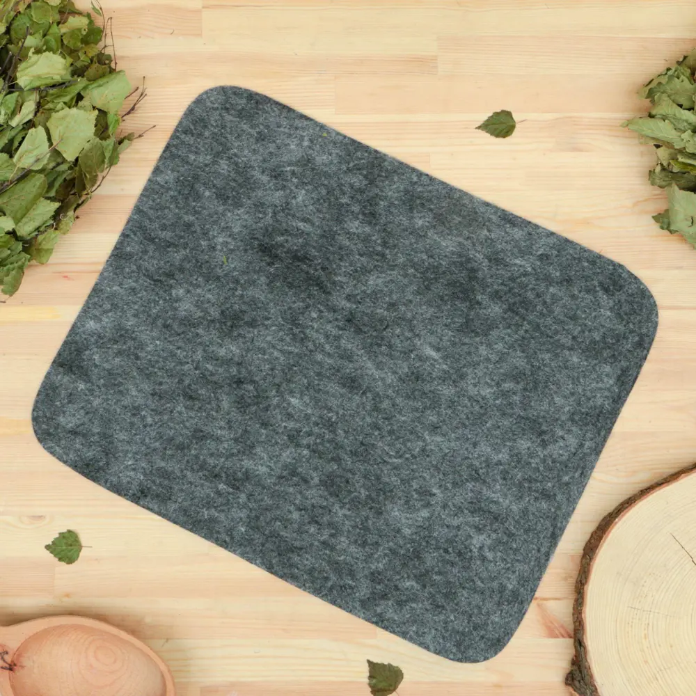 Фото 3 Коврик для ванной комнаты Добропаровъ 1257217 47x38см цвет серый серебристый