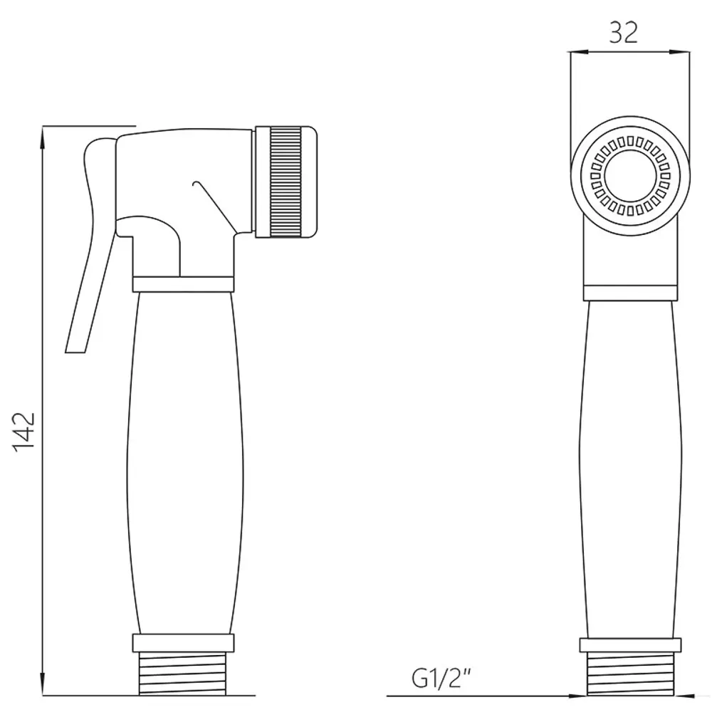 Фото 2 Лейка для душа Melodia della vita 14506 1 режимная цвет хром