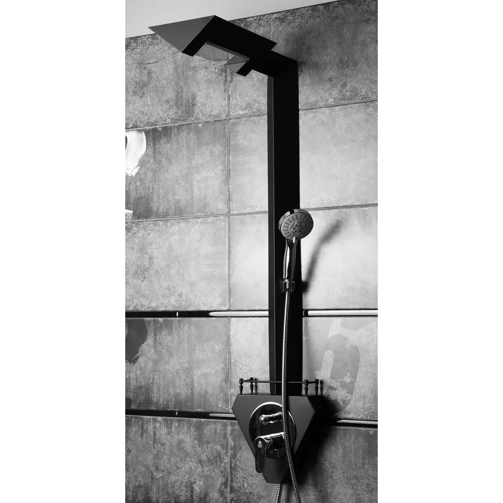 Фото Душевая система Тругор ДП Фиджи цвет черный Фото Душевая система Тругор ДП Фиджи цвет черный