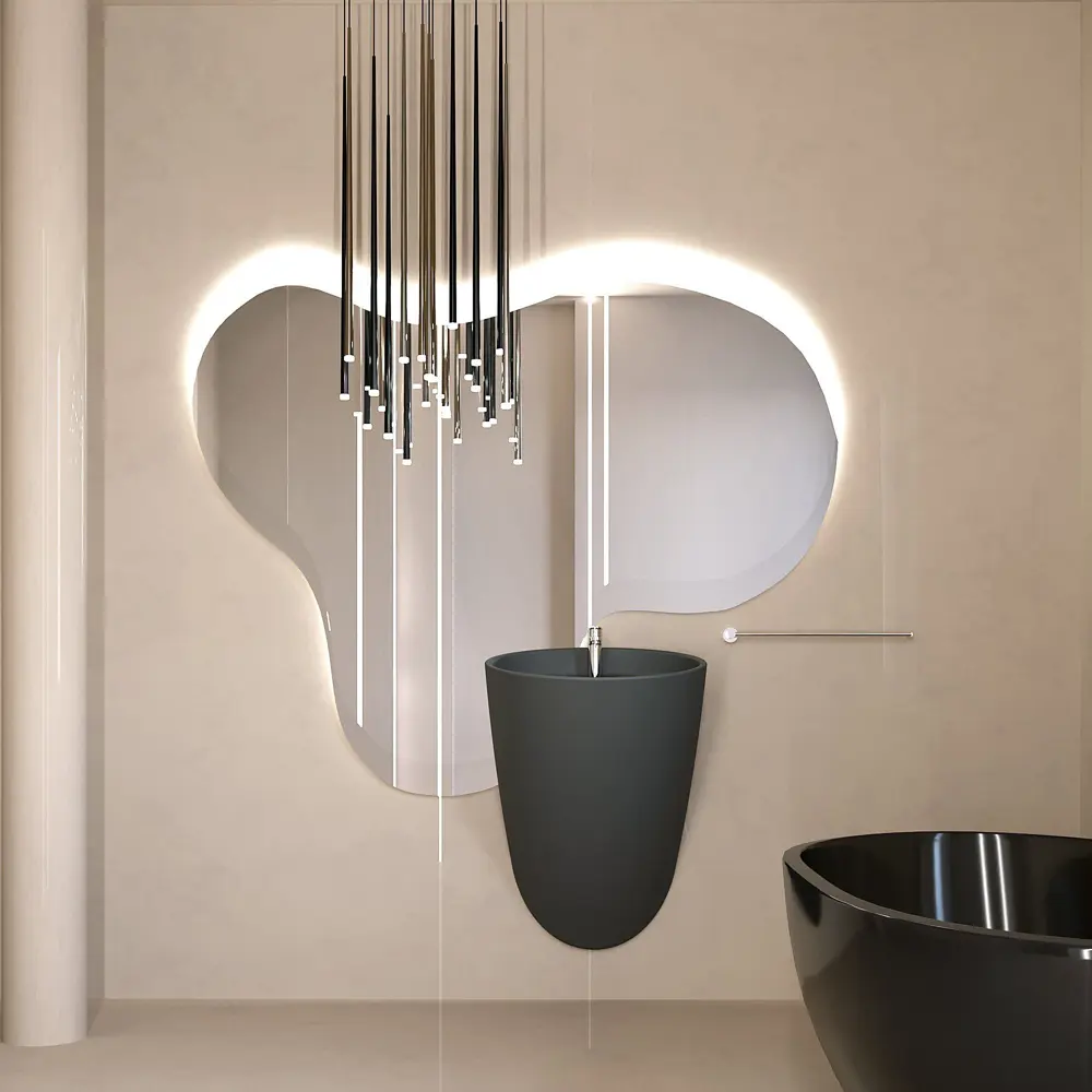 Фото 3 Раковина подвесная Ambassador Queen 53.5см цвет черный Фото 3 Раковина подвесная Ambassador Queen 53.5см цвет черный