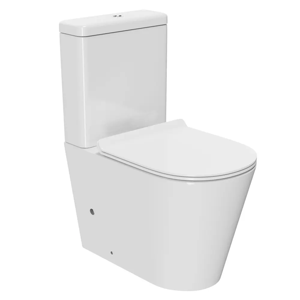 Фото Унитаз напольный безободковый BAUEDGE Nimb PRO 670X380X840 двойной смыв сиденье микролифт Фото Унитаз напольный безободковый BAUEDGE Nimb PRO 670X380X840 двойной смыв сиденье микролифт