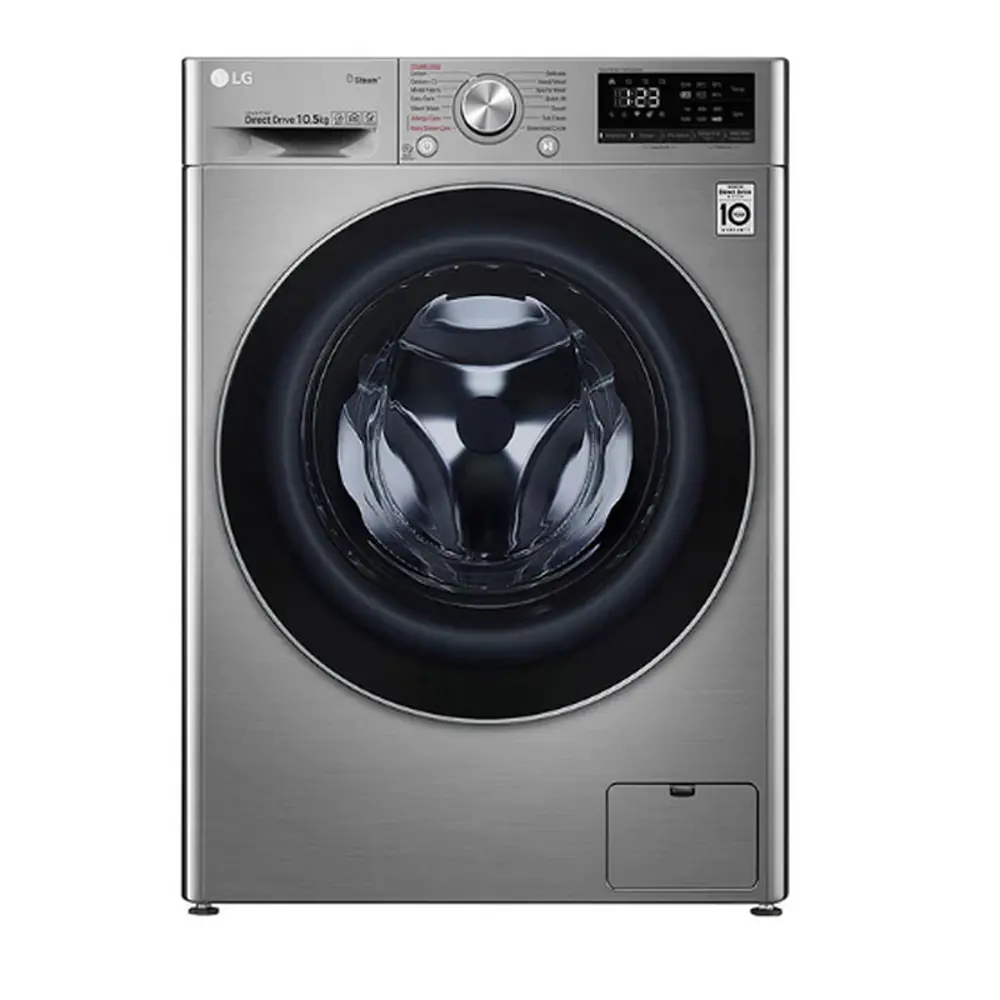 Фото Стиральная машина Lg F4v5ryp2t 60x85x60 см 9 кг цвет серый серебристый Фото Стиральная машина Lg F4v5ryp2t 60x85x60 см 9 кг цвет серый серебристый