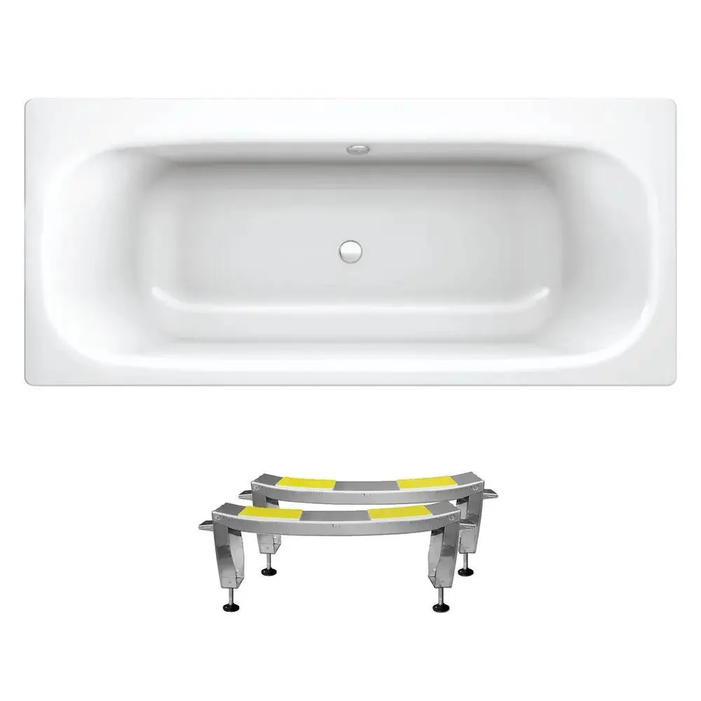 Фото Прямоугольная ванна Sanitana BLB Universal Duo S302027AH000000N_B75QAH001N сталь 170x75 см с шумоизоляцией и ножками Фото Прямоугольная ванна Sanitana BLB Universal Duo S302027AH000000N_B75QAH001N сталь 170x75 см с шумоизоляцией и ножками
