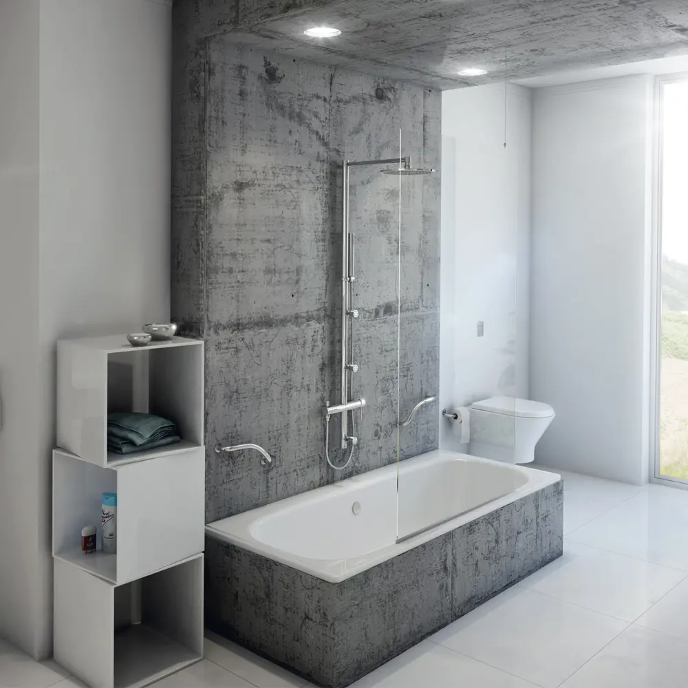 Фото 3 Прямоугольная ванна Sanitana BLB Universal Duo S302027AH000000N_B75QAH001N сталь 170x75 см с шумоизоляцией и ножками Фото 3 Прямоугольная ванна Sanitana BLB Universal Duo S302027AH000000N_B75QAH001N сталь 170x75 см с шумоизоляцией и ножками