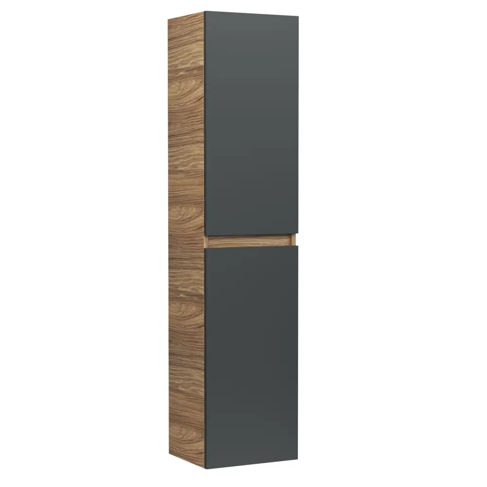 Фото Пенал подвесной BAUEDGE Dream Blackwood BD35150-BL 35x150см универсальный цвет графит Фото Пенал подвесной BAUEDGE Dream Blackwood BD35150-BL 35x150см универсальный цвет графит