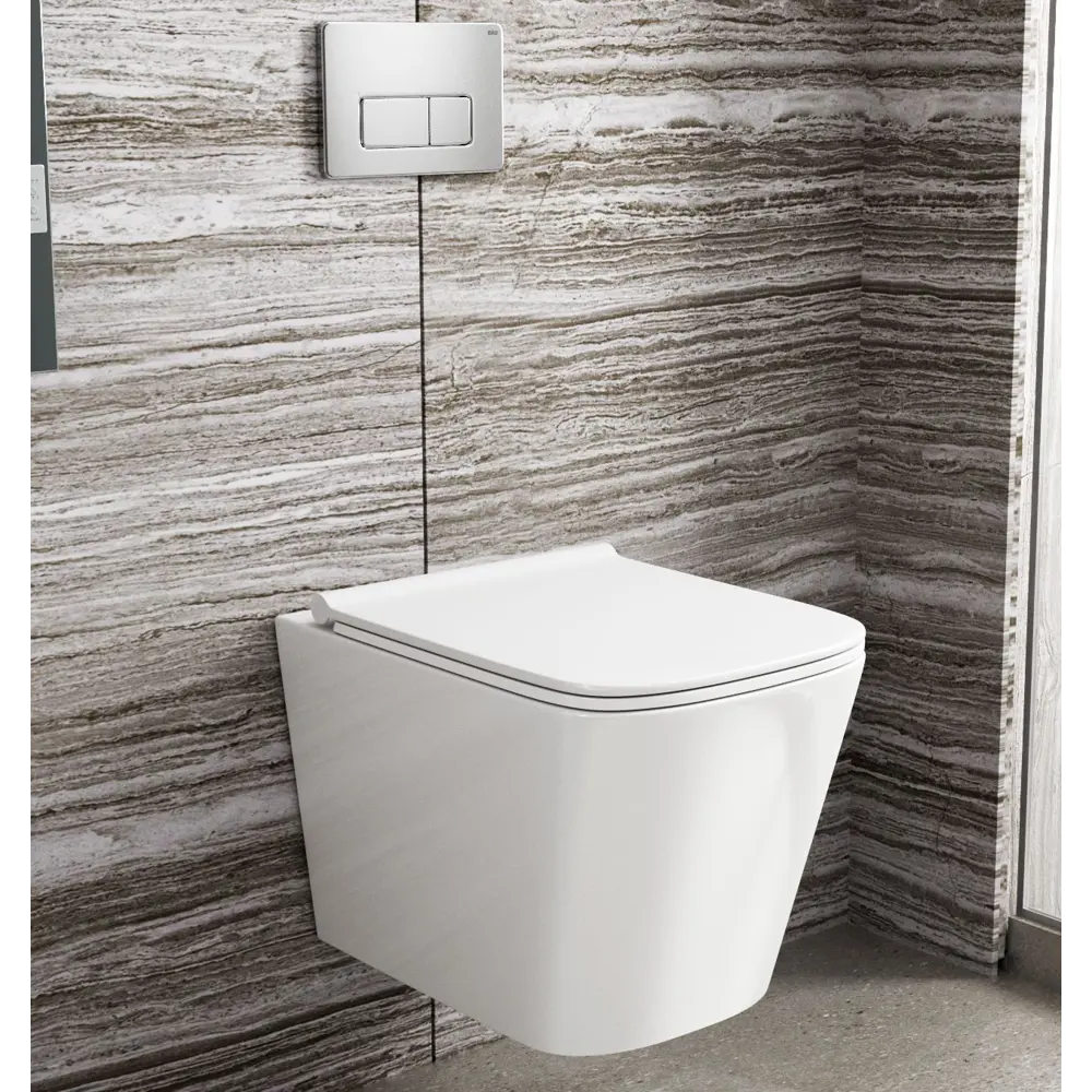 Фото 5 Комплект инсталляция с унитазом Bauedge 4501-7323-NS0001-PRO цвет белый сиденье микролифт Фото 5 Комплект инсталляция с унитазом Bauedge 4501-7323-NS0001-PRO цвет белый сиденье микролифт