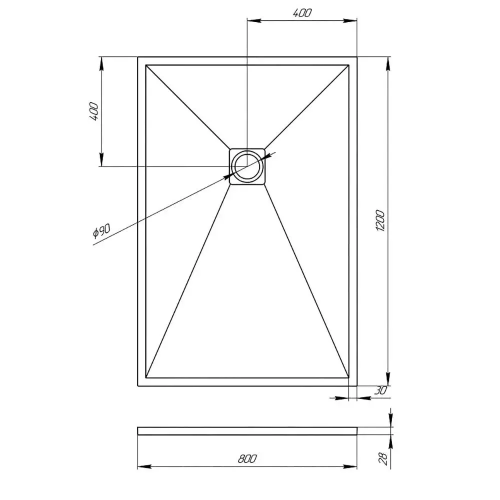 Фото 2 Душевой поддон Veconi Tezeo stone TZW21B-128-R1 прямоугольный искусственный камень 90x80см Фото 2 Душевой поддон Veconi Tezeo stone TZW21B-128-R1 прямоугольный искусственный камень 90x80см