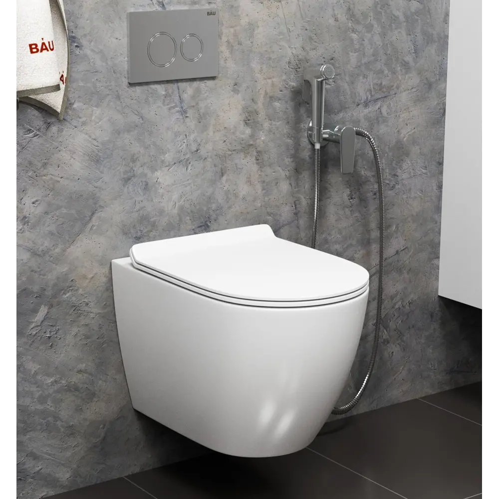 Фото 5 Комплект инсталляция с унитазом Bauedge 4501-7312-NL0001-PRO цвет белый Фото 5 Комплект инсталляция с унитазом Bauedge 4501-7312-NL0001-PRO цвет белый