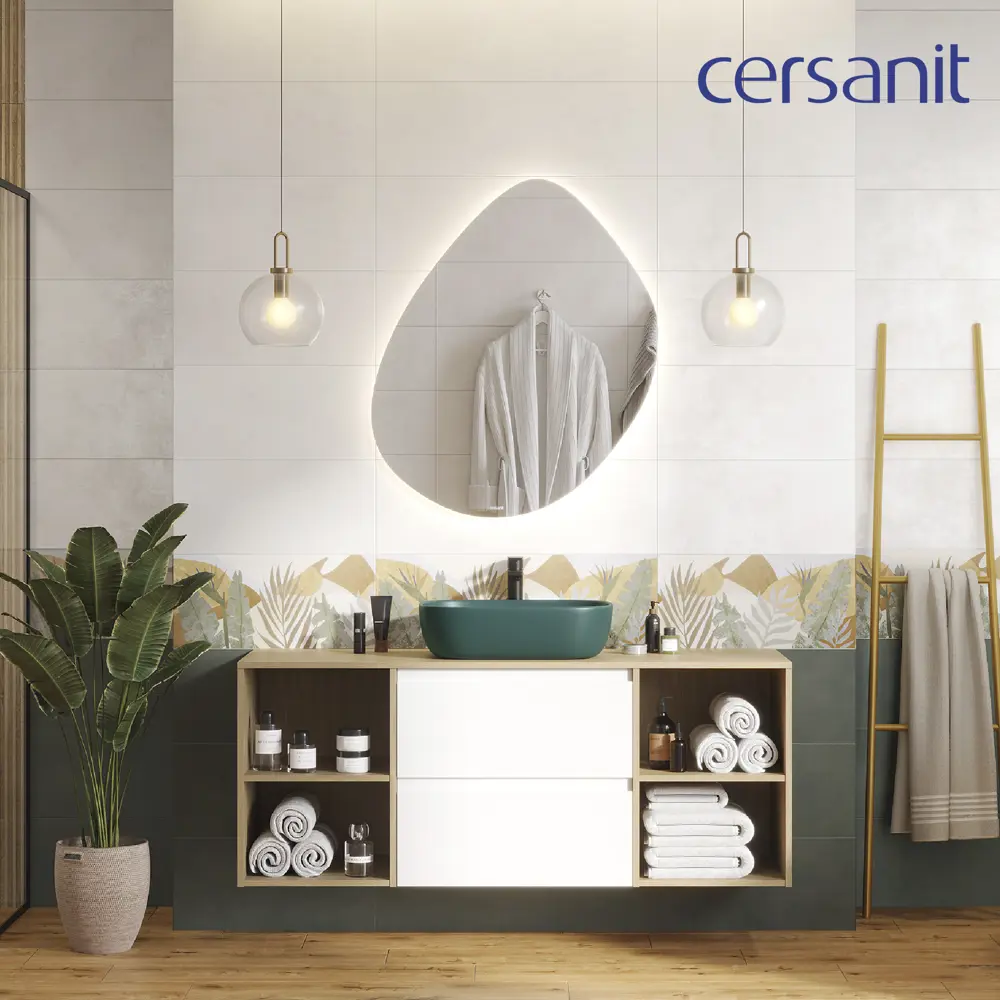 Фото 5 Зеркало для ванной Cersanit 64201 с подсветкой 76x90см Фото 5 Зеркало для ванной Cersanit 64201 с подсветкой 76x90см