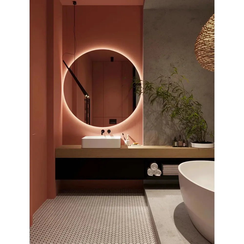 Фото 5 Зеркало для ванной Ceruttispa 9543 с подсветкой 60x60см Фото 5 Зеркало для ванной Ceruttispa 9543 с подсветкой 60x60см