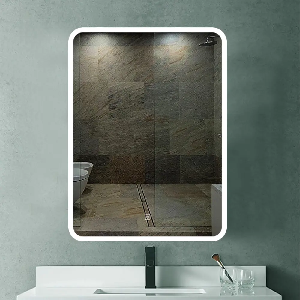 Фото Зеркало для ванной Ceruttispa 9572 с подсветкой 50x60см Фото Зеркало для ванной Ceruttispa 9572 с подсветкой 50x60см