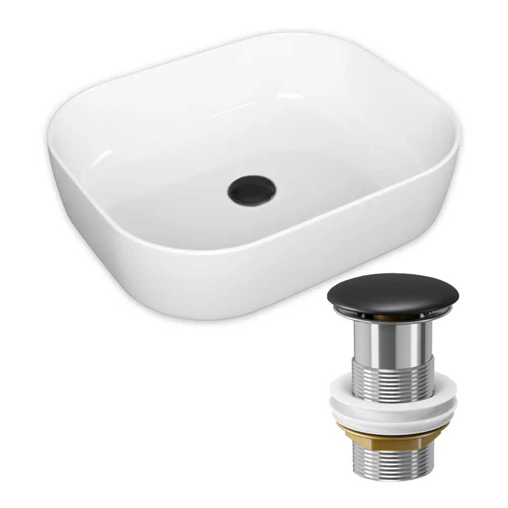 Фото Раковина накладная Point Афина 50 PN43041-PN000Z1BM 49см