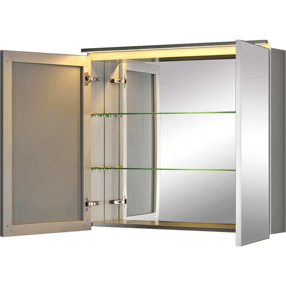 Фото 3 Шкаф подвесной De aqua 00261754 100x76.5см цвет серебро