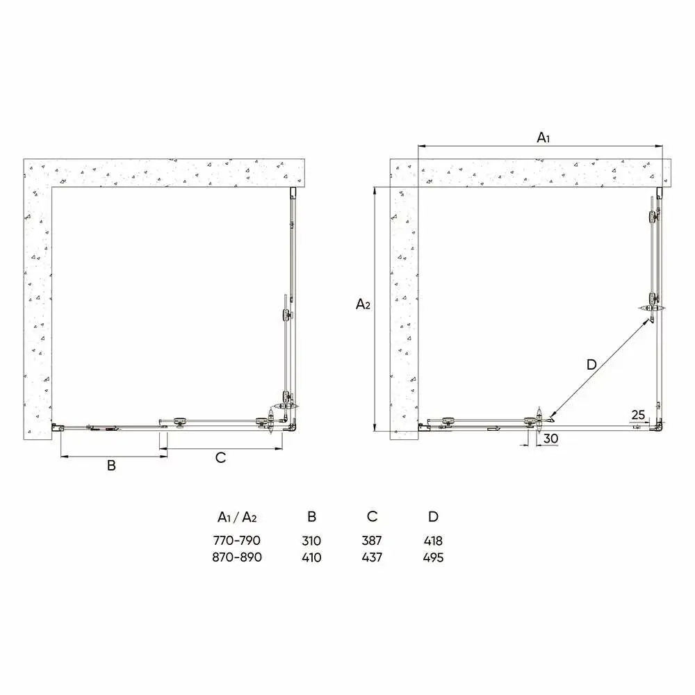 Фото 3 Душевой уголок Veconi RV113-90-01-C4 прямоугольник 90x90см хромированный профиль эффект стекла прозрачный Фото 3 Душевой уголок Veconi RV113-90-01-C4 прямоугольник 90x90см хромированный профиль эффект стекла прозрачный