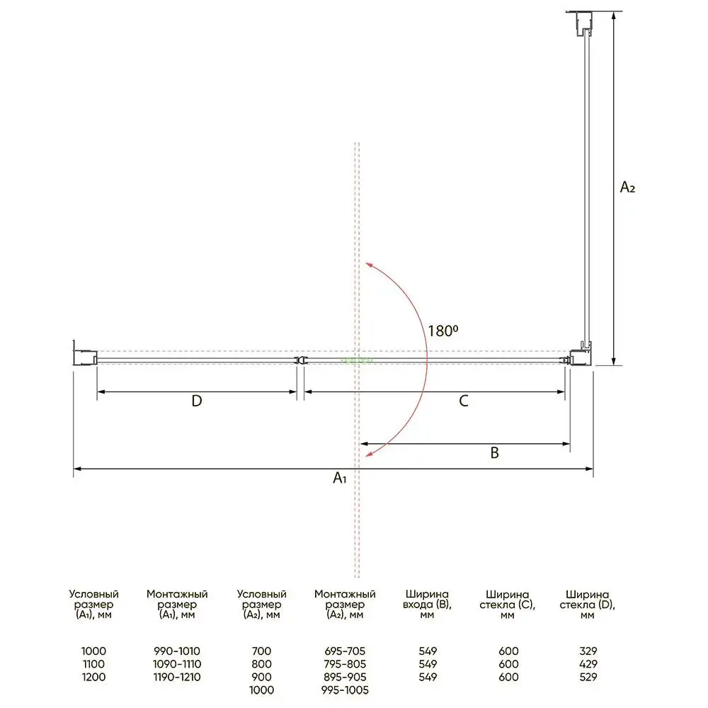 Фото 4 Душевой уголок Veconi RV034B-12090-01-C7 прямоугольник 120x90см черный профиль эффект стекла прозрачный Фото 4 Душевой уголок Veconi RV034B-12090-01-C7 прямоугольник 120x90см черный профиль эффект стекла прозрачный