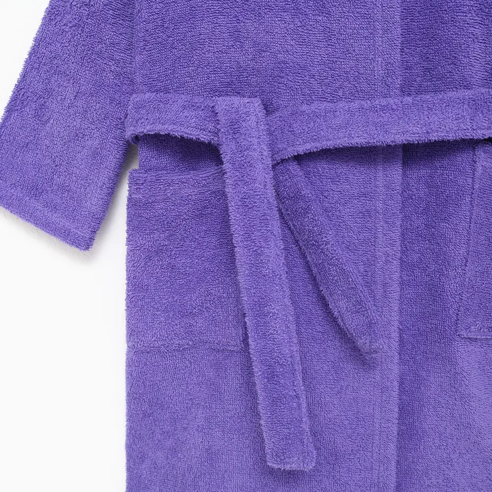 Фото 4 Банный халат Экономь и я 9544399 размер 34 фиолетовый Фото 4 Банный халат Экономь и я 9544399 размер 34 фиолетовый