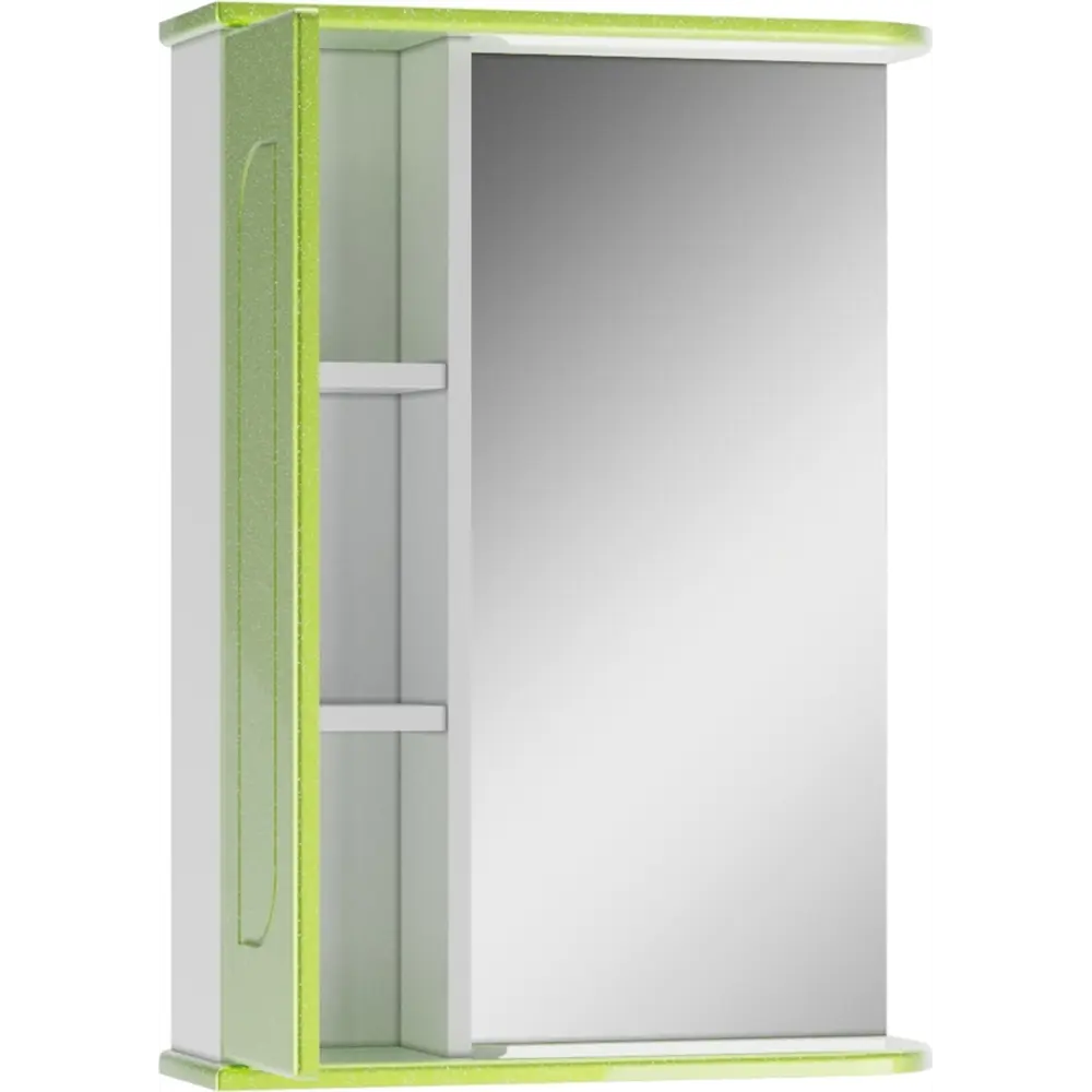 Фото 3 Шкаф для ванной Айсберг Радуга DA1125HZR 51.60x70см подвесной цвет лайм