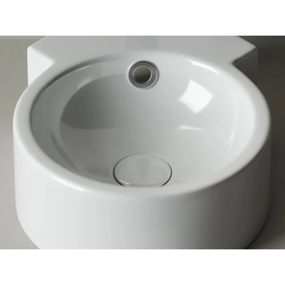 Фото 4 Подвесная раковина CERAMICANOVA Element CN5019 31x41 угловая с переливом Фото 4 Подвесная раковина CERAMICANOVA Element CN5019 31x41 угловая с переливом