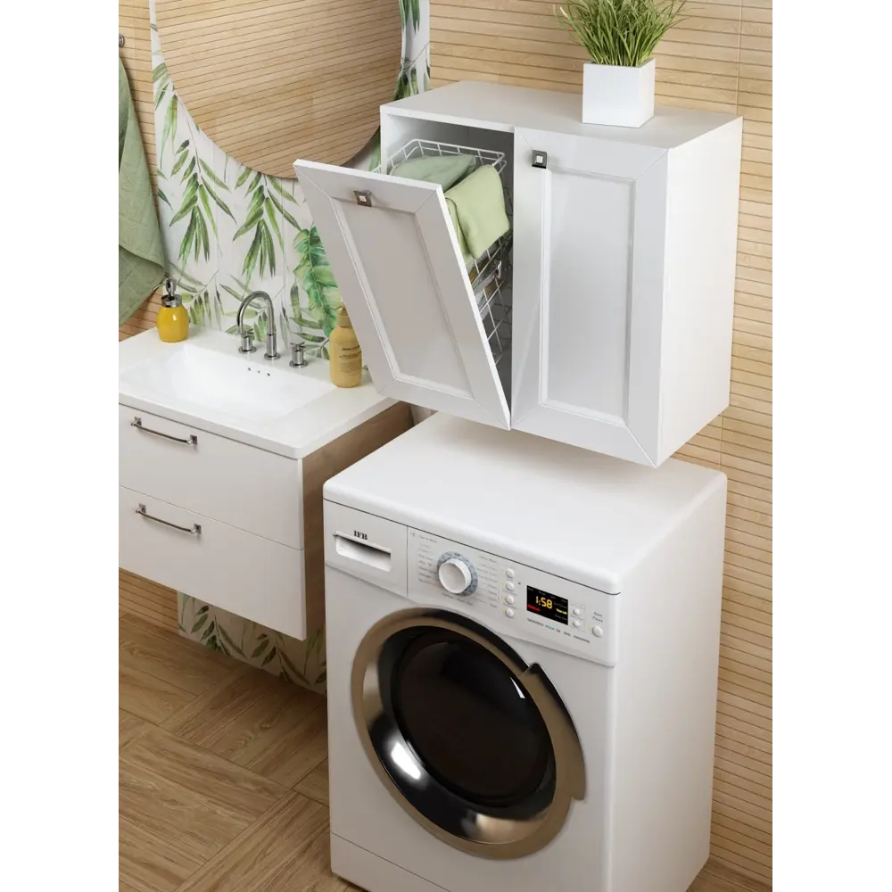 Фото 3 Шкаф подвесной Regent style Гранд 1 правый 30x55.7 см цвет белый Фото 3 Шкаф подвесной Regent style Гранд 1 правый 30x55.7 см цвет белый