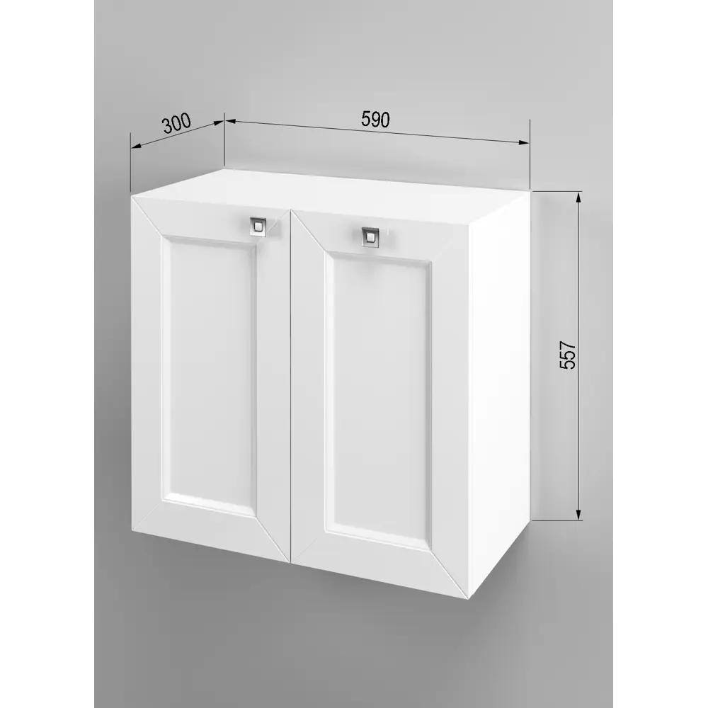 Фото Шкаф подвесной Regent style Гранд 1 правый 30x55.7 см цвет белый Фото Шкаф подвесной Regent style Гранд 1 правый 30x55.7 см цвет белый