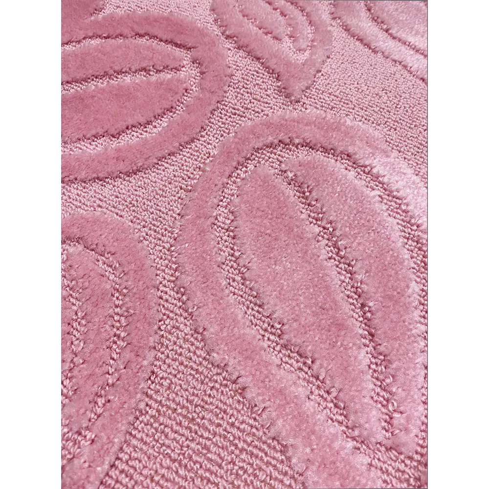 Фото 2 Коврик для ванной комнаты L'CADESI 001353 100x60см цвет розовый Фото 2 Коврик для ванной комнаты L'CADESI 001353 100x60см цвет розовый