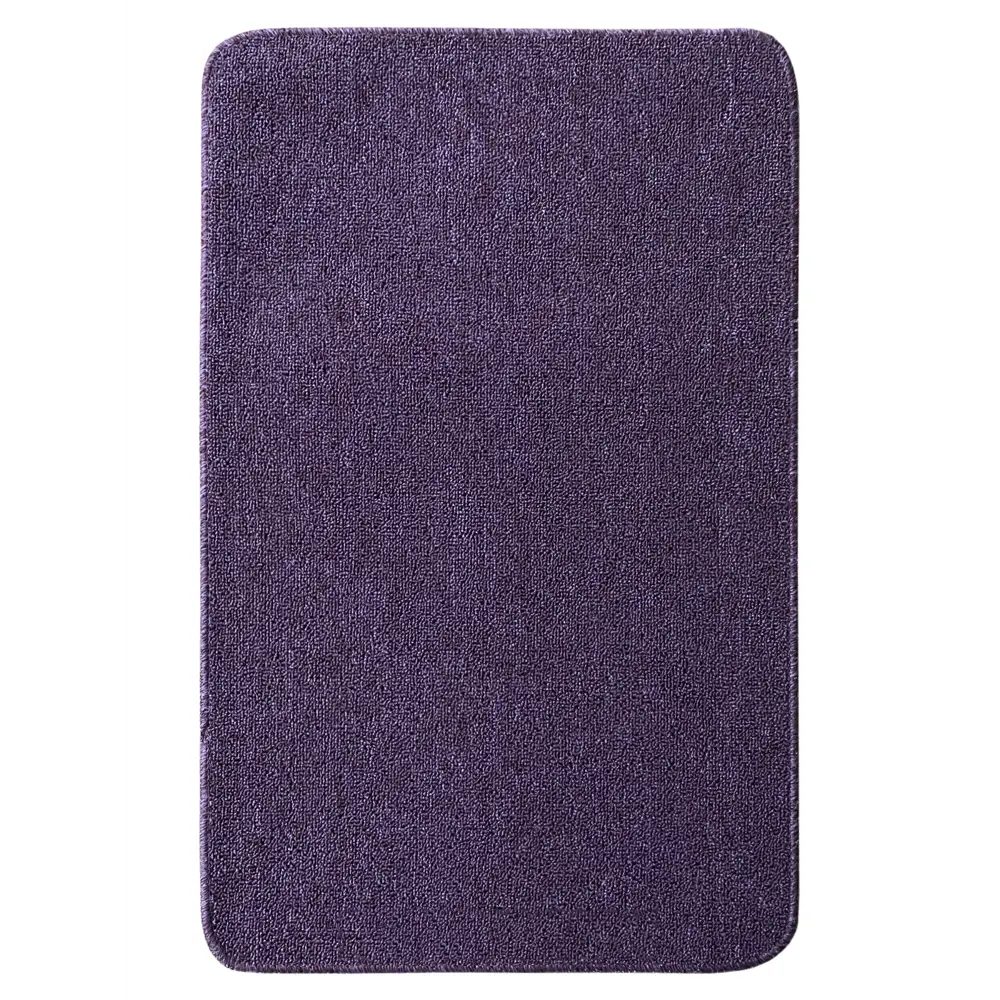 Фото Коврик для ванной комнаты L'CADESI 85415080 80x50см цвет фиолетовый Фото Коврик для ванной комнаты L'CADESI 85415080 80x50см цвет фиолетовый