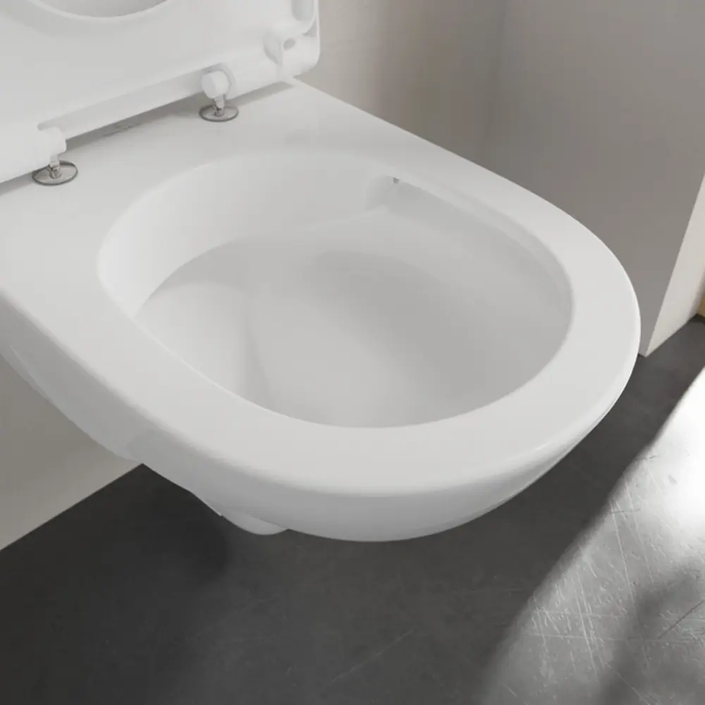 Фото 3 Унитаз подвесной VILLEROY & BOCH 5688HR01 безободковый с сиденьем микролифт Фото 3 Унитаз подвесной VILLEROY & BOCH 5688HR01 безободковый с сиденьем микролифт
