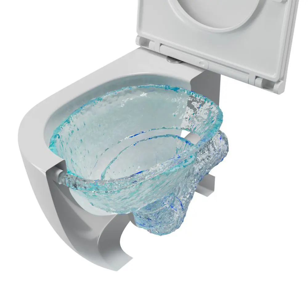 Фото 4 Комплект инсталляция с унитазом Bauedge 4501-7310-BL0001-HQ2 цвет белый