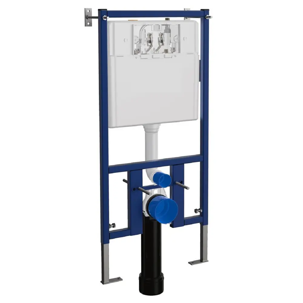 Фото 2 Комплект инсталляция с унитазом Bauedge 4501-7313-BK0001-HQ2 цвет белый